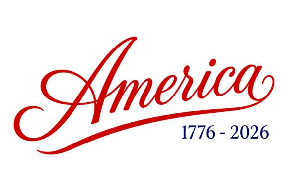 America 250th Script SVG Design: A Font for Milestone Moments