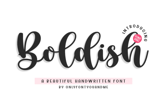Boldish: Blending Script Elegance with Bold Modernity