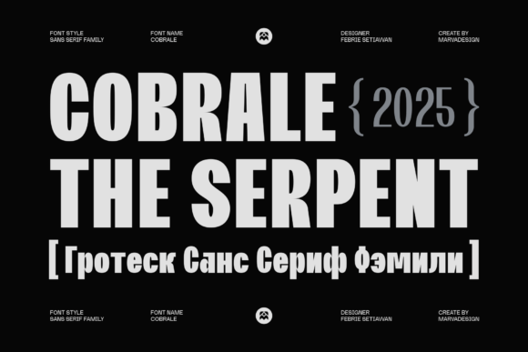 Cobrale: The Modern Sans-Serif for Bold, Clear Communication