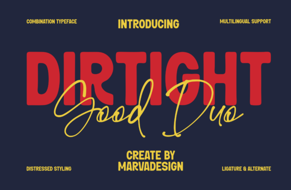 Dirtight: The Raw, Authentic Font for Bold Visuals