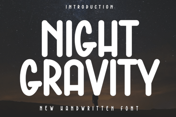 Discover Night Gravity: A Modern Handwritten Script Font