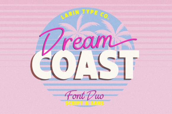 Dream Coast: A Vintage Font Duo for Modern Projects