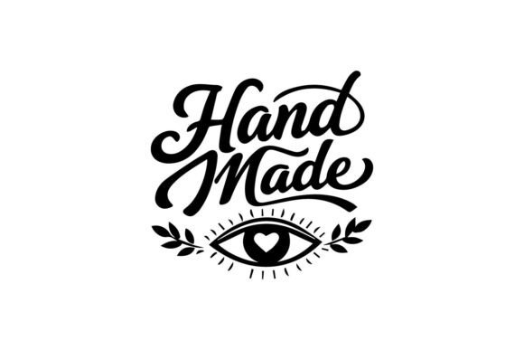Hand Made Script Eye Logo Design: Artistic Branding