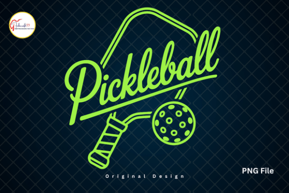 Pickleball Paddle PNG and Shirt Design: A Modern Graphic for the Court