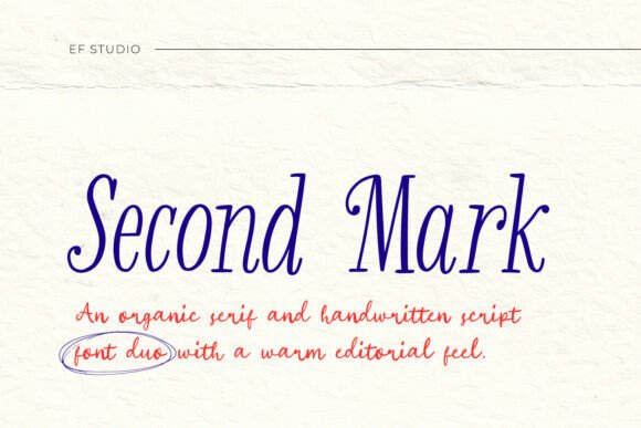 Second Mark Duo: The Font Pairing That Does the Work for You