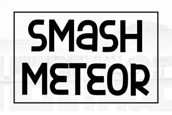 Smash Meteor: Crafting Brand Identity with Rhythmic Script