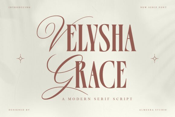Velysha Grace: The Modern Serif Script for Unforgettable Branding