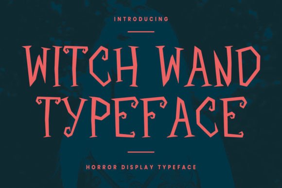 Witch Wand: A Halloween Display Font with Creative Bite